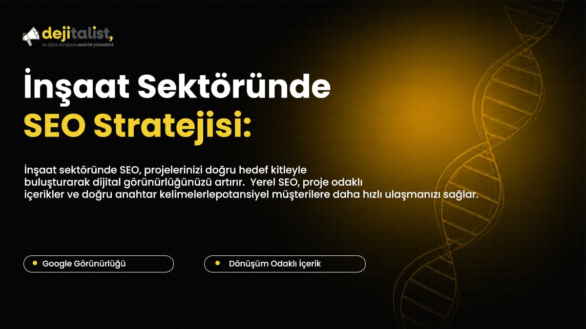 İnşaat Sektöründe SEO Stratejisi